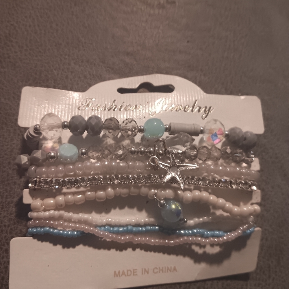 Fashion Jewelry Multicolor Beaded Bracelet Set